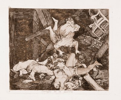 The Disasters of War : War damages (rytina po přípravné kresbě od Francisco de Goya