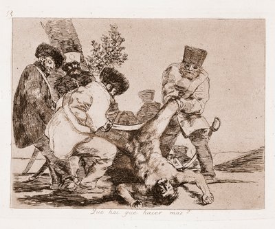 The Disasters of War: Co jiného můžeme dělat? (Gravírování po kreslení od Francisco de Goya