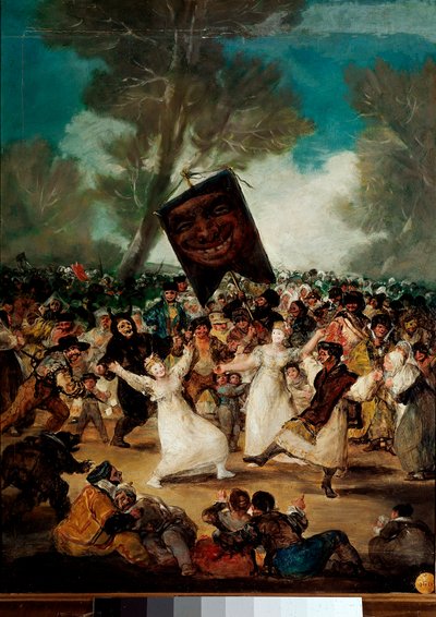 Pohřeb sardinky (Entierro della sardina) Obraz Francisco Goya y Lucientes (1746-1828) od Francisco de Goya
