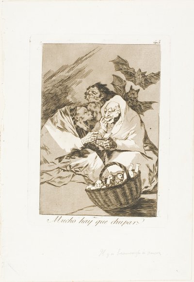 Je tu Plenty to Suck, deska 45 z Los Caprichos od Francisco Jose de Goya y Lucientes