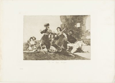 Teď není čas, deska 19 z knihy Válečné katastrofy od Francisco Jose de Goya y Lucientes