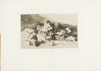 I tyhle, deska 25 z The Disasters of War od Francisco Jose de Goya y Lucientes
