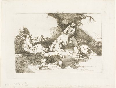 They Make Use of them, deska 16 z The Disasters of War od Francisco Jose de Goya y Lucientes