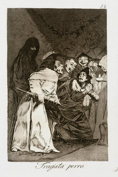 Spolkni to, pse (Caprichos 58) od Francisco Jose de Goya y Lucientes