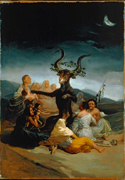 Čarodějnický sabat (olej na plátně) od Francisco Jose de Goya y Lucientes