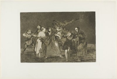 Rány se hojí rychleji než uspěchaná slova, deska 16 z Los Proverbios od Francisco Jose de Goya y Lucientes