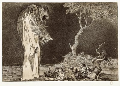 deska 2 v ""Disparates"" od Francisco de Goya