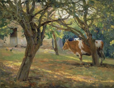 ZAHRADA PÁNA JUANA – 1930 / 36–70,5X90 CM– od Francisco Llorens Diaz