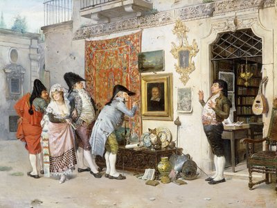 Antikvariát; Antikvariát, 1872 od Francisco Peralta del Campo