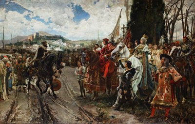Kapitulace Granady od Francisco Pradilla y Ortiz