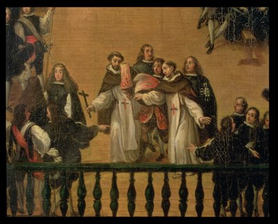 131-0635398 Auto de fe na Plaza Mayor v Madridu, detail od Francisco Rizi