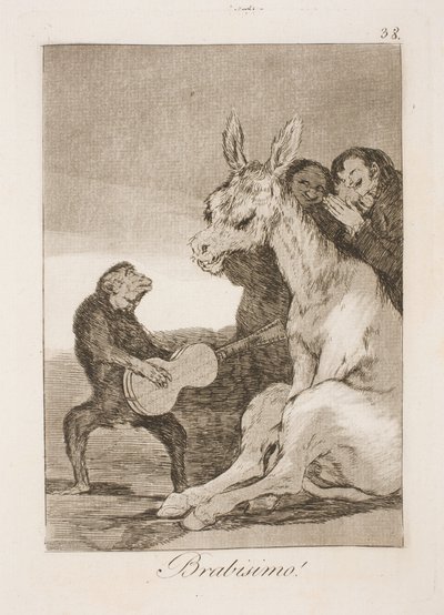 Bravissimo (Karel IV a Godoy) od Francisco de Goya