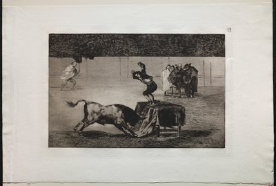 Býčí zápasy: Další jeho šílenství ve stejném prstenu, 1876. od Francisco de Goya