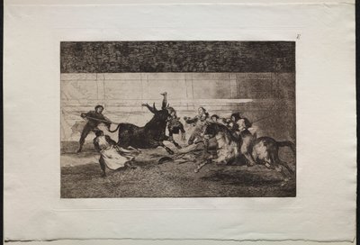 Býčí zápasy: Smrt Pepe Illa (2. skladba) od Francisco de Goya