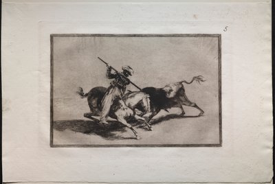 Býčí zápasy: Spirited Moor Gazul je první, kdo bojuje podle pravidel od Francisco de Goya