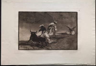 Bullfights: They Play Another with the Cape in an Enclosure, 1876. od Francisco de Goya