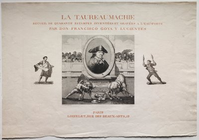 Býčí zápasy: Titulní strana od Francisco de Goya
