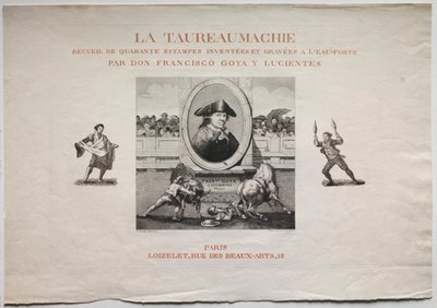 Býčí zápasy: Titulní strana, 1876. od Francisco de Goya