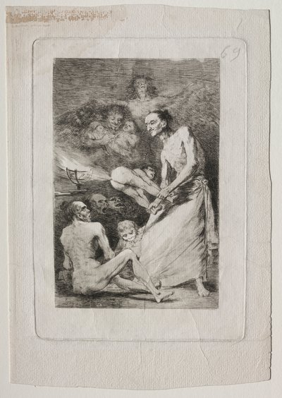 Caprichos: Foukat od Francisco de Goya