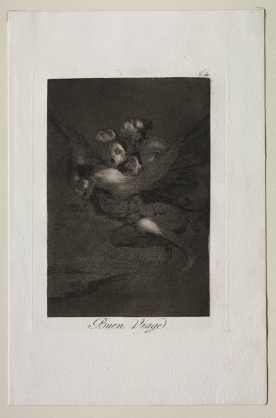 Caprichos: Šťastnou cestu! od Francisco de Goya