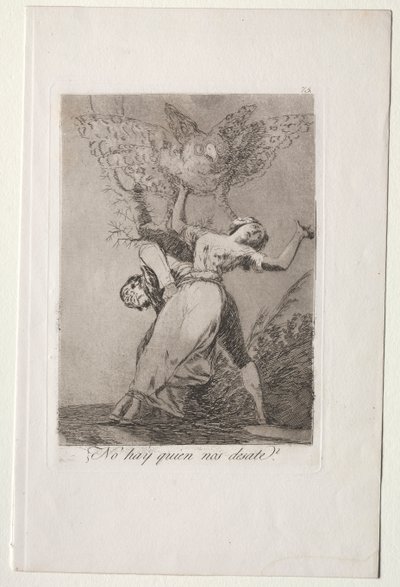 Caprichos: Nemůže nás někdo rozvázat? od Francisco de Goya