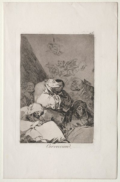 Caprichos: Oprava od Francisco de Goya