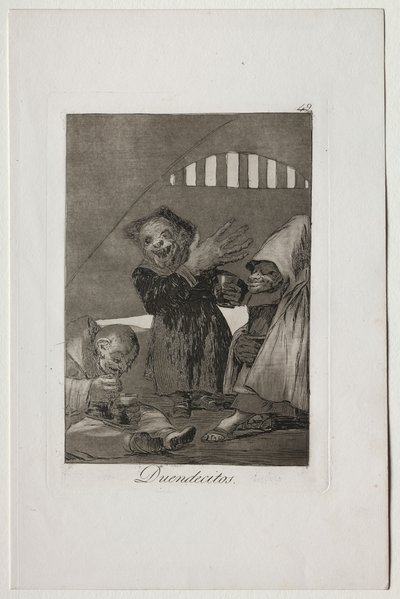 Caprichos: Hobgolins od Francisco de Goya