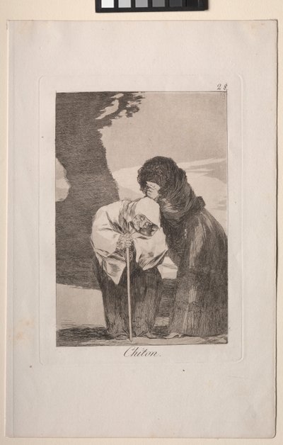 Caprichos: Ticho! od Francisco de Goya