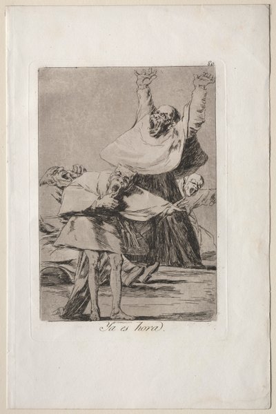 Caprichos: Je čas. od Francisco de Goya