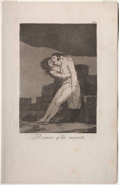 Caprichos: Láska a smrt. od Francisco de Goya