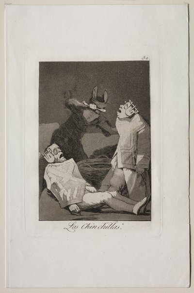 Caprichos: Činčily od Francisco de Goya