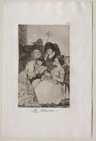 Caprichos: Filiation od Francisco de Goya