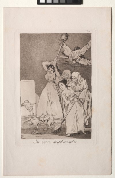 Caprichos: There They Go Drucked (tj. od Francisco de Goya