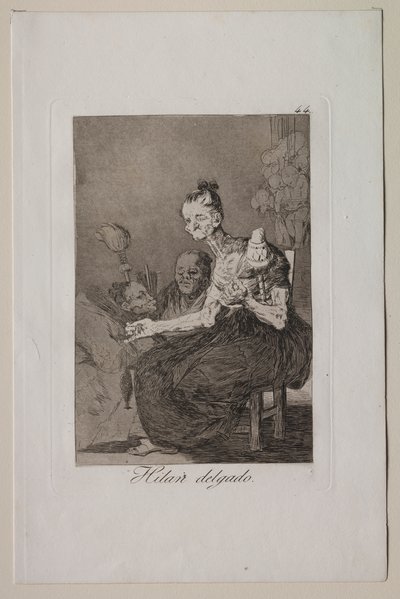 Caprichos: Jemně se točí od Francisco de Goya