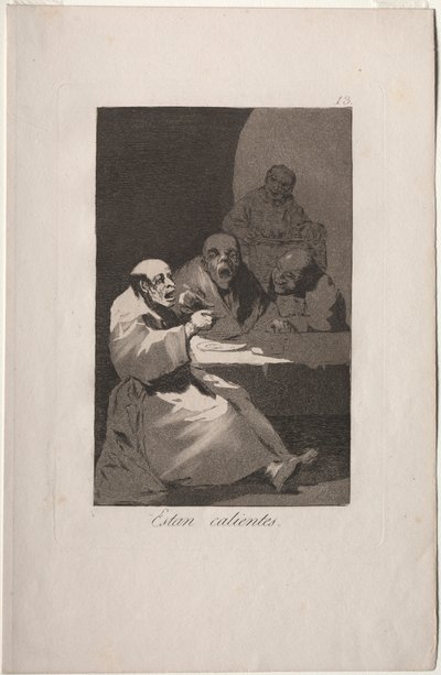 Caprichos: Jsou horké.. od Francisco de Goya