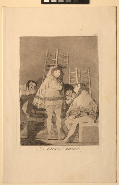 Caprichos: Už mají místo o.n. dno. od Francisco de Goya