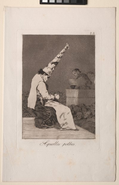 Caprichos: Ty skvrny prachu od Francisco de Goya