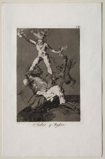 Caprichos: Vstát a padat od Francisco de Goya