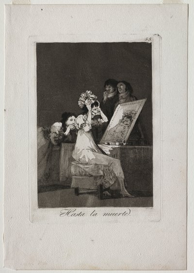 Caprichos: Až do smrti od Francisco de Goya