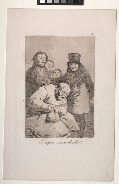 Caprichos: Proč je skrývat? od Francisco de Goya