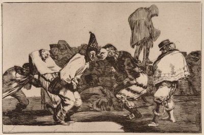 Karnevalová bláznivina (Disparate de carnaval) ze série Los Disparates od Francisco de Goya