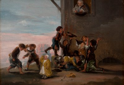 Děti bojují o kaštany Děti bojují o kaštany, 1786. od Francisco de Goya