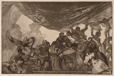 Jasné bláznovství, ze série Los Disparates od Francisco de Goya
