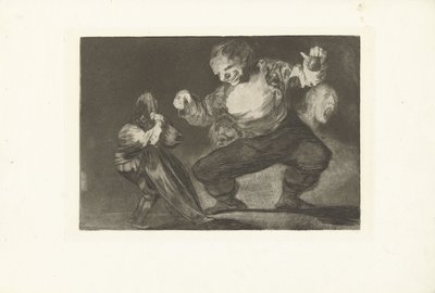 Od dwaase Bobalicon The Nonsense (De dwaasheden) (název série) The Proverbs (De spreekwoorden) (název série) od Francisco de Goya