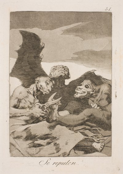 Dělají toaletu od Francisco de Goya