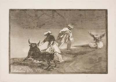 Ve výběhu škádlí někoho jiného od Francisco de Goya