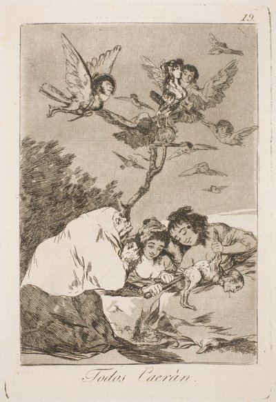 Všichni spadnou od Francisco de Goya