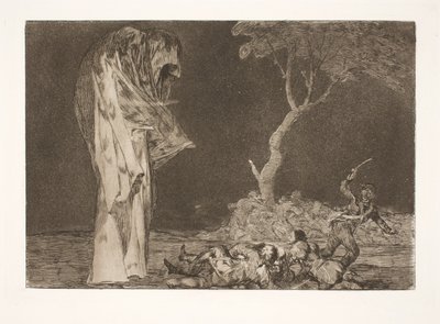 Pošetilý strach (neztratit pověst kvůli strachu) od Francisco de Goya