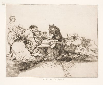 Ale je to horší (74) od Francisco de Goya