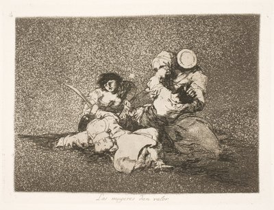 Jsou to ženy, které dodávají odvahu (4) od Francisco de Goya